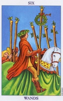 Tarotkaart Staven VI