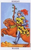 Tarotkaart Staven Ridder