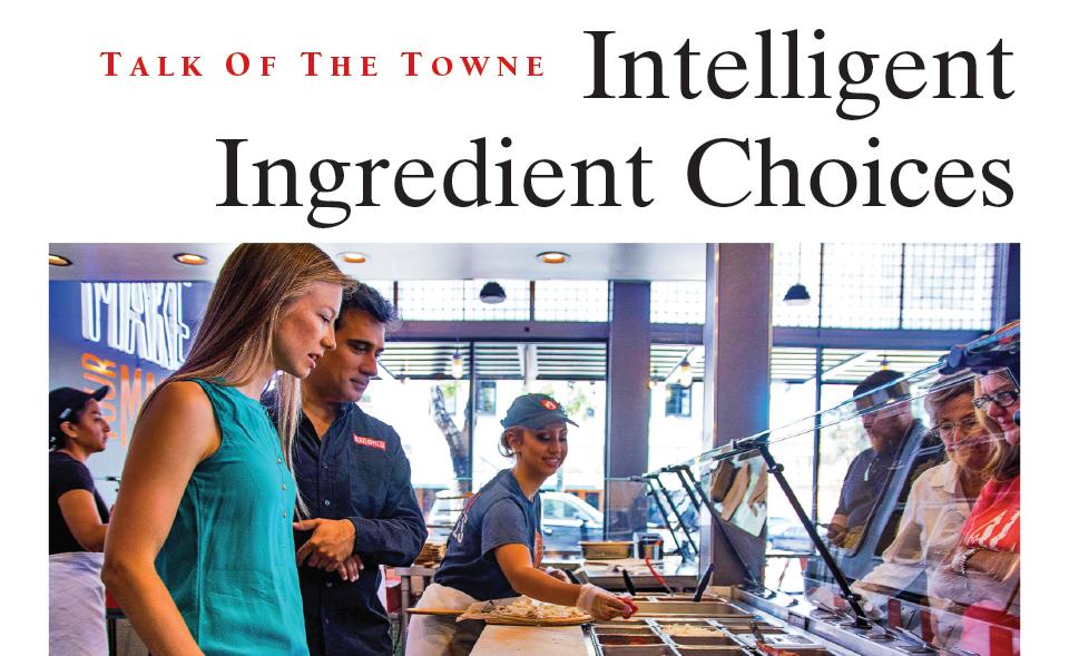 Intelligent Ingredient Choices