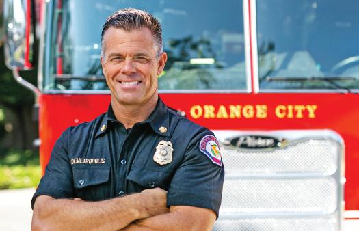 Orange Fire Chief Sean deMetropolis