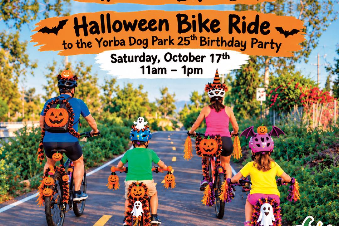 Halloween Community Bike Ride to Celebrate the Dog Park's Birthday