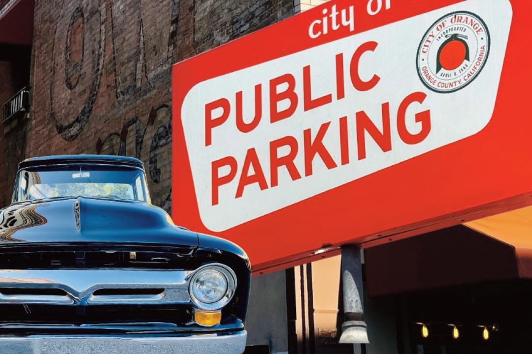 Paid Parking in Old Towne Orange