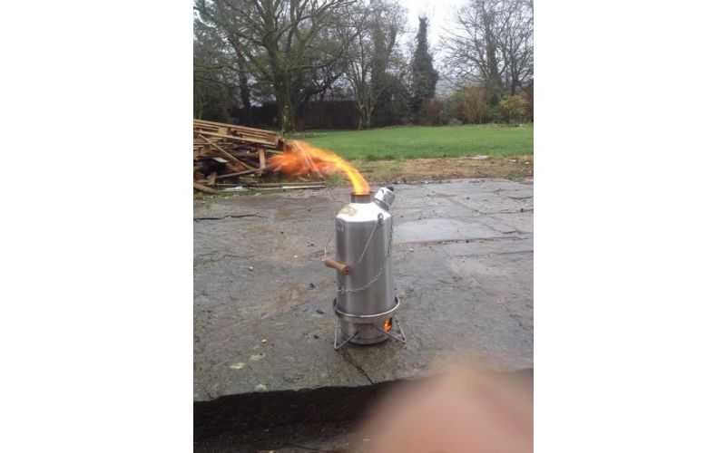 Ghillie Silver Anodised Camping Kettle