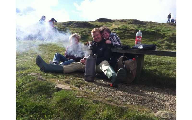 Ghillie Silver Anodised Camping Kettle