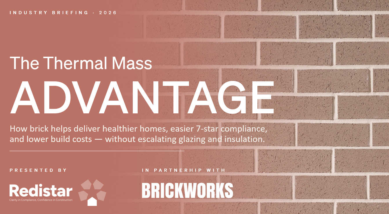 Thermal Mass Advantage of Bricks BDAA CPD Webinar