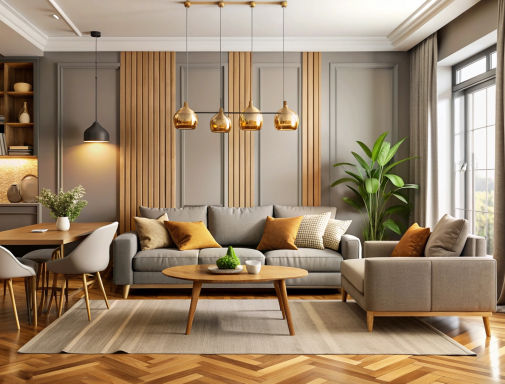 TK999 premium interior design living room