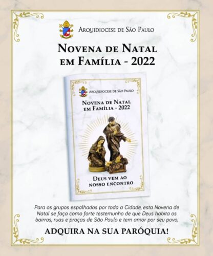 Já está disponível a Novena de Natal da Arquidiocese de São Paulo