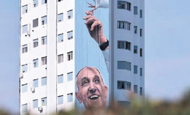 Argentina: Em homenagem a Francisco, maior mural do mundo dedicado a um papa é inaugurado - Jornal O São Paulo