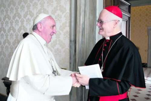 dom odilo e o papa