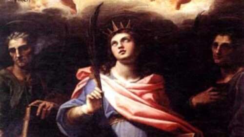 Santo do dia Santa Flavia Domitila