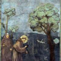 Giotto_-_Legend_of_St_Francis_-_-15-_-_Sermon_to_the_Birds