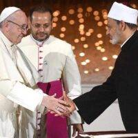 Vatican Media Imã e Papa Francisco