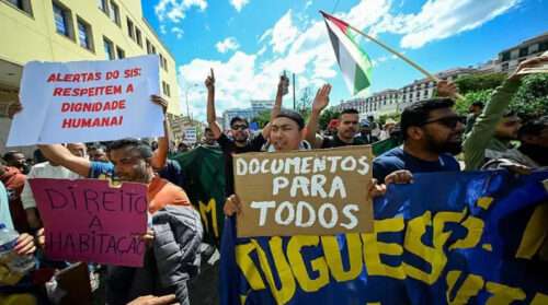 Protesto expõe a tensão da sociedade portuguesa em relação aos imigrantes que se estabelecem no país