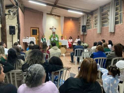 Em missa, Aliança de Misericórdia rende graças a Deus por anos de trabalho na Favela do Moinho