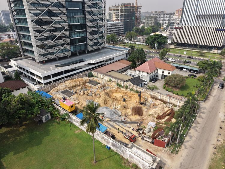 foundation work in progress