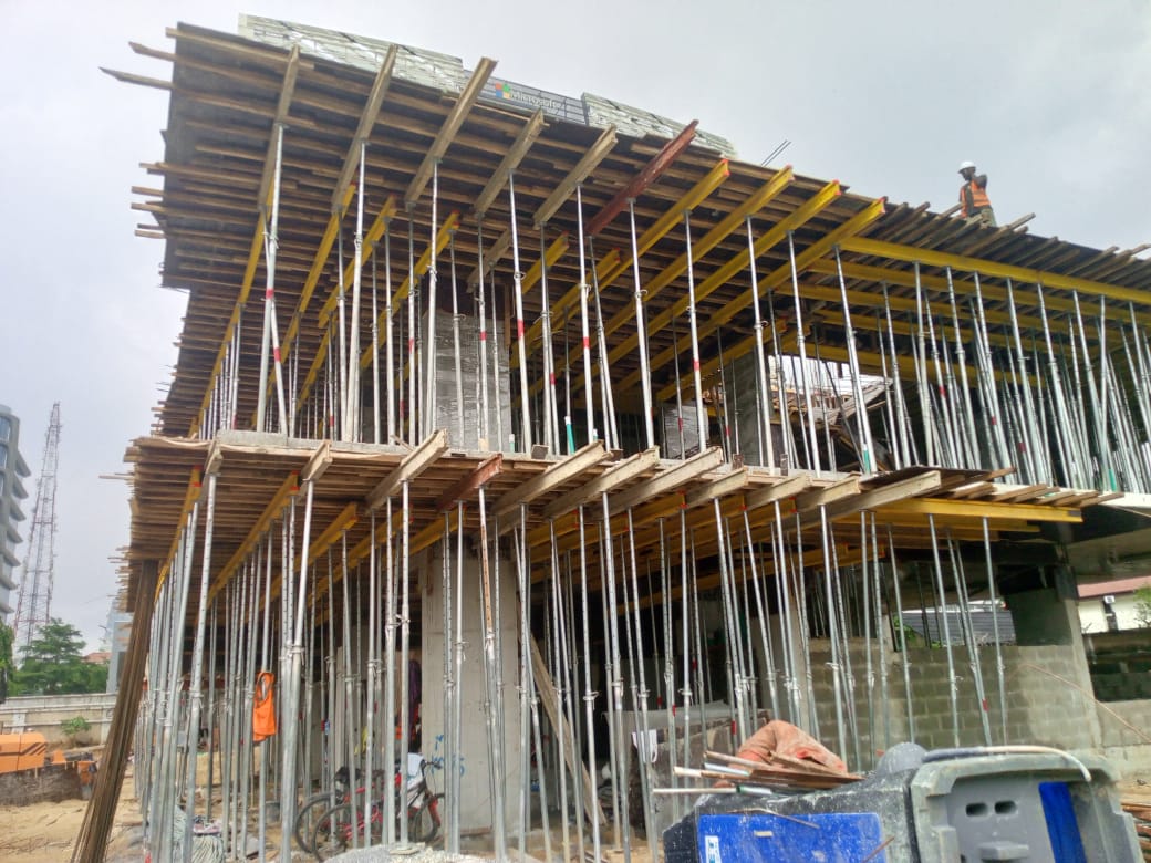Building Up: Slab Formwork and Column Works