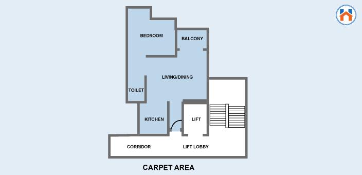  Carpet Area