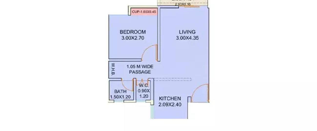1 BHK Apartment 397 Sq.ft Kolte Patil Life Republic 16th Avenue Arezo