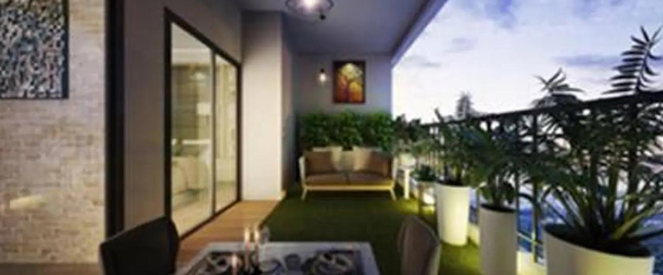 Balcony Supertech Garden Homes