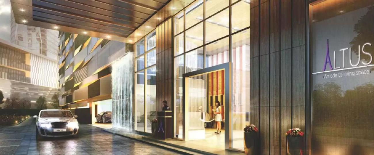 Project Entrance View Ahuja Altus Towers