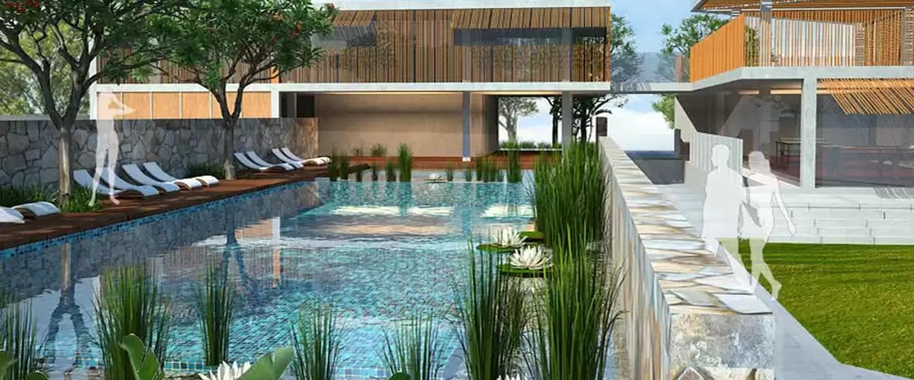 Swimming pool Panchshil Realty 46 Banyan Tree