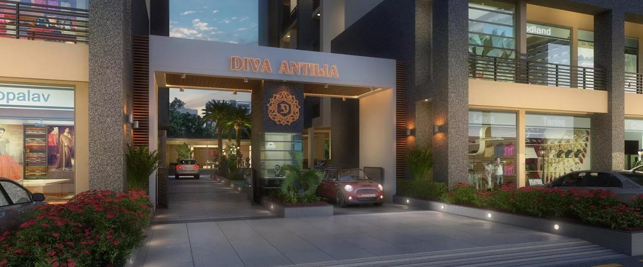 Project Entrance View Diva Antilia