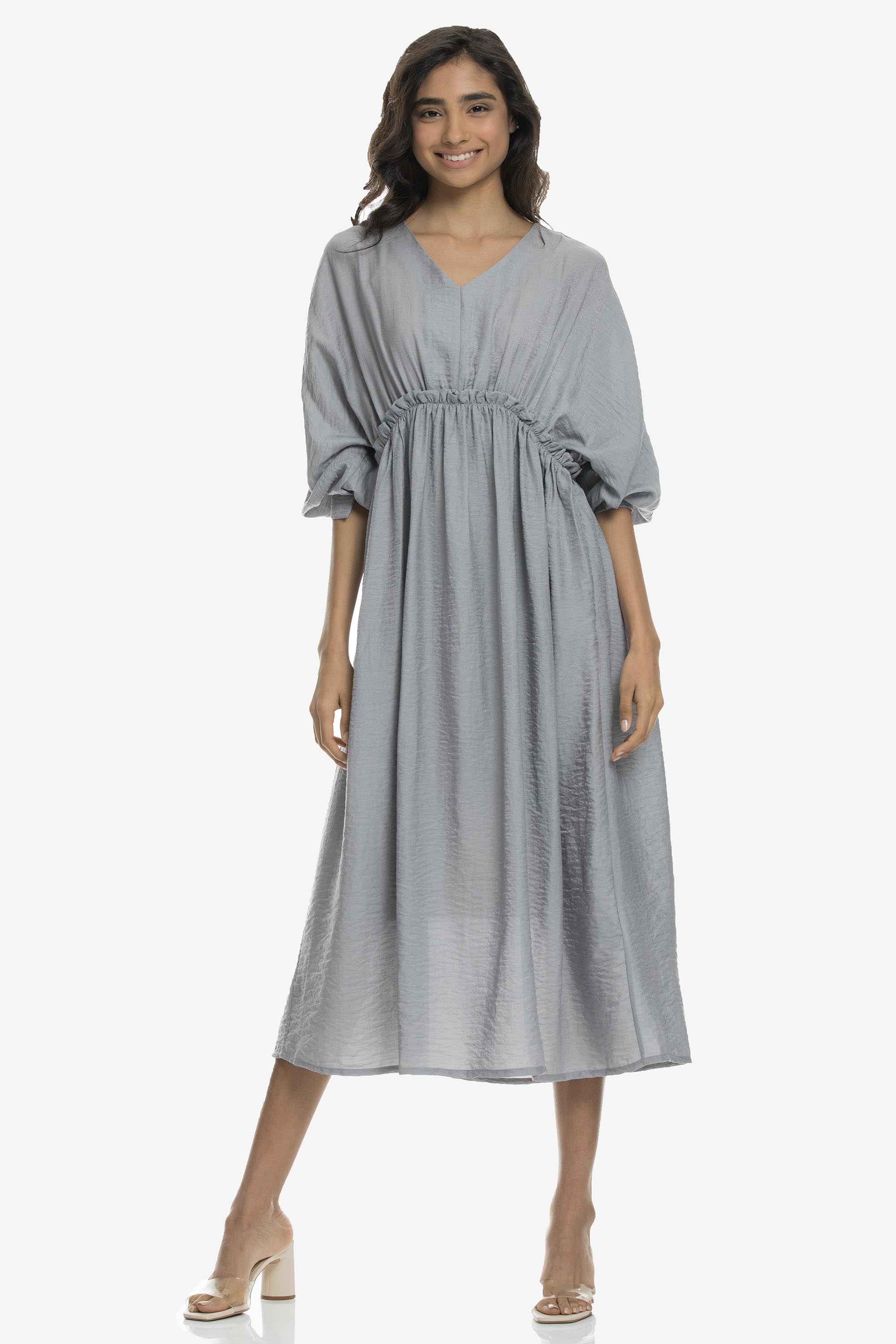 Grey plus shop size dress