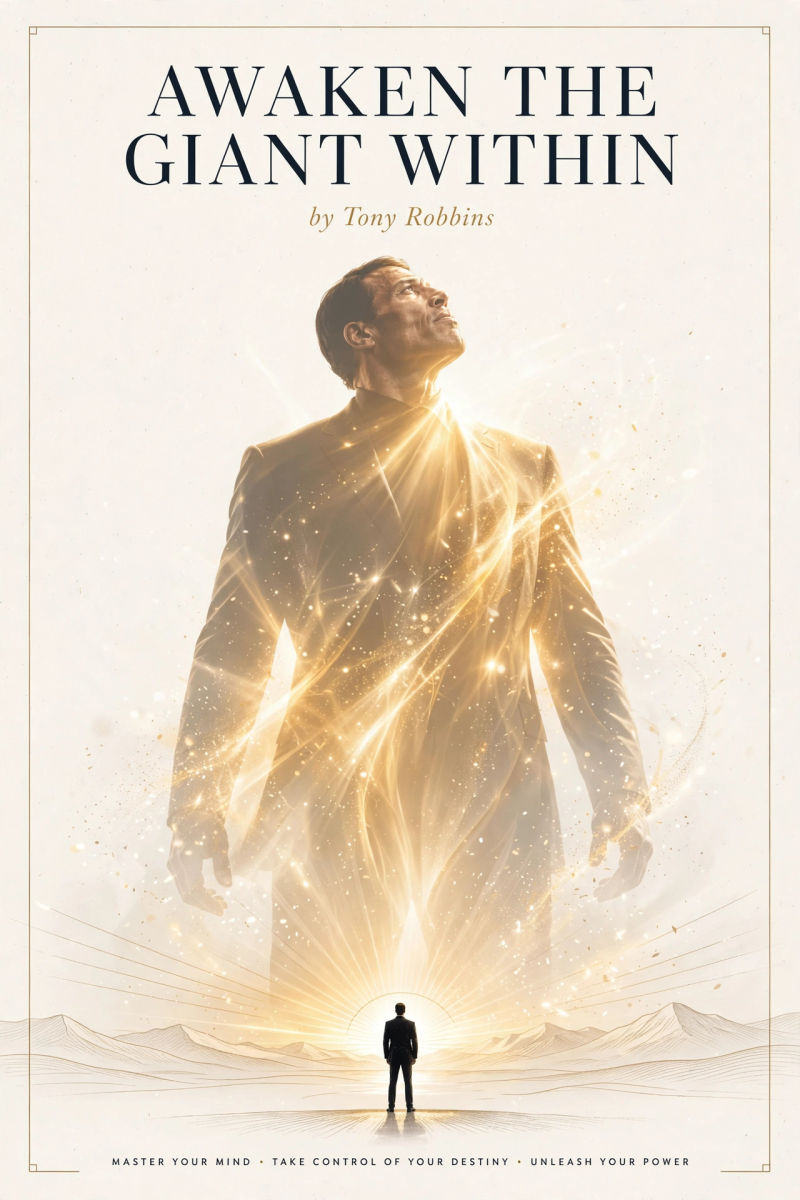 Awaken the Giant Within by Tony Robbins book cover