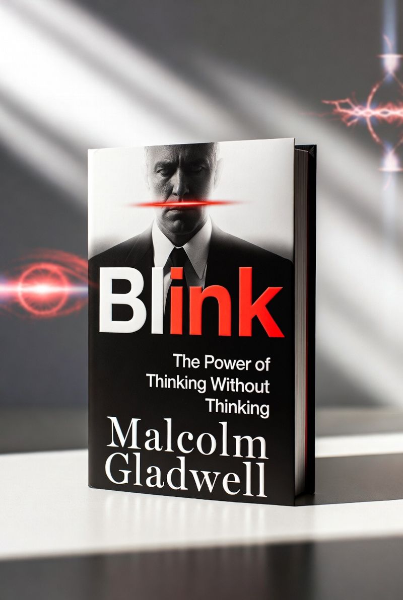 Blink by Malcolm Gladwell book cover mockup