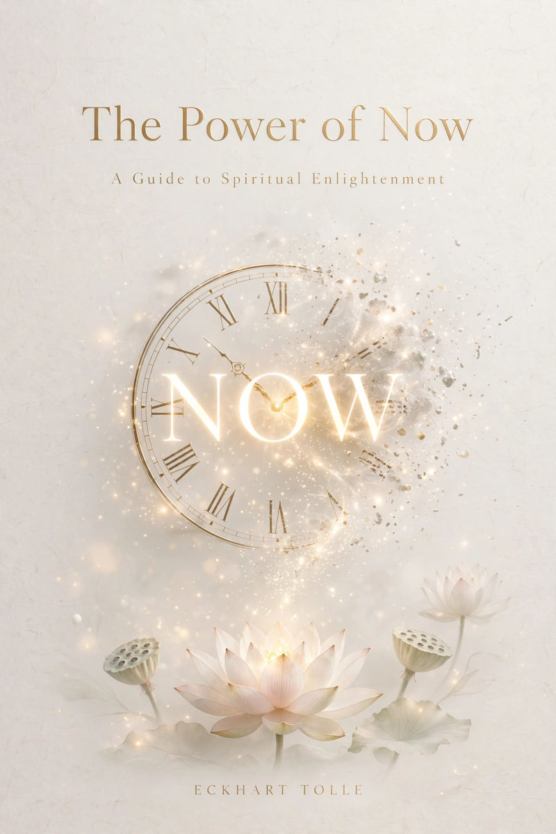 The Power of Now by Eckhart Tolle book summary cover