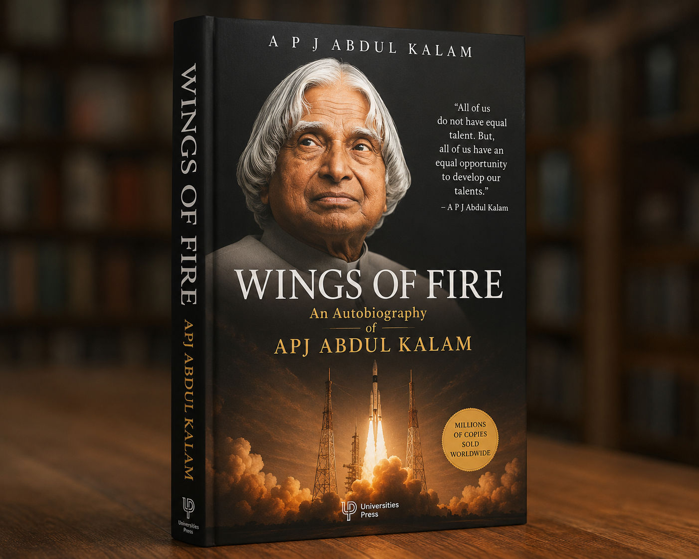 Wings of Fire by A.P.J. Abdul Kalam book summary cover