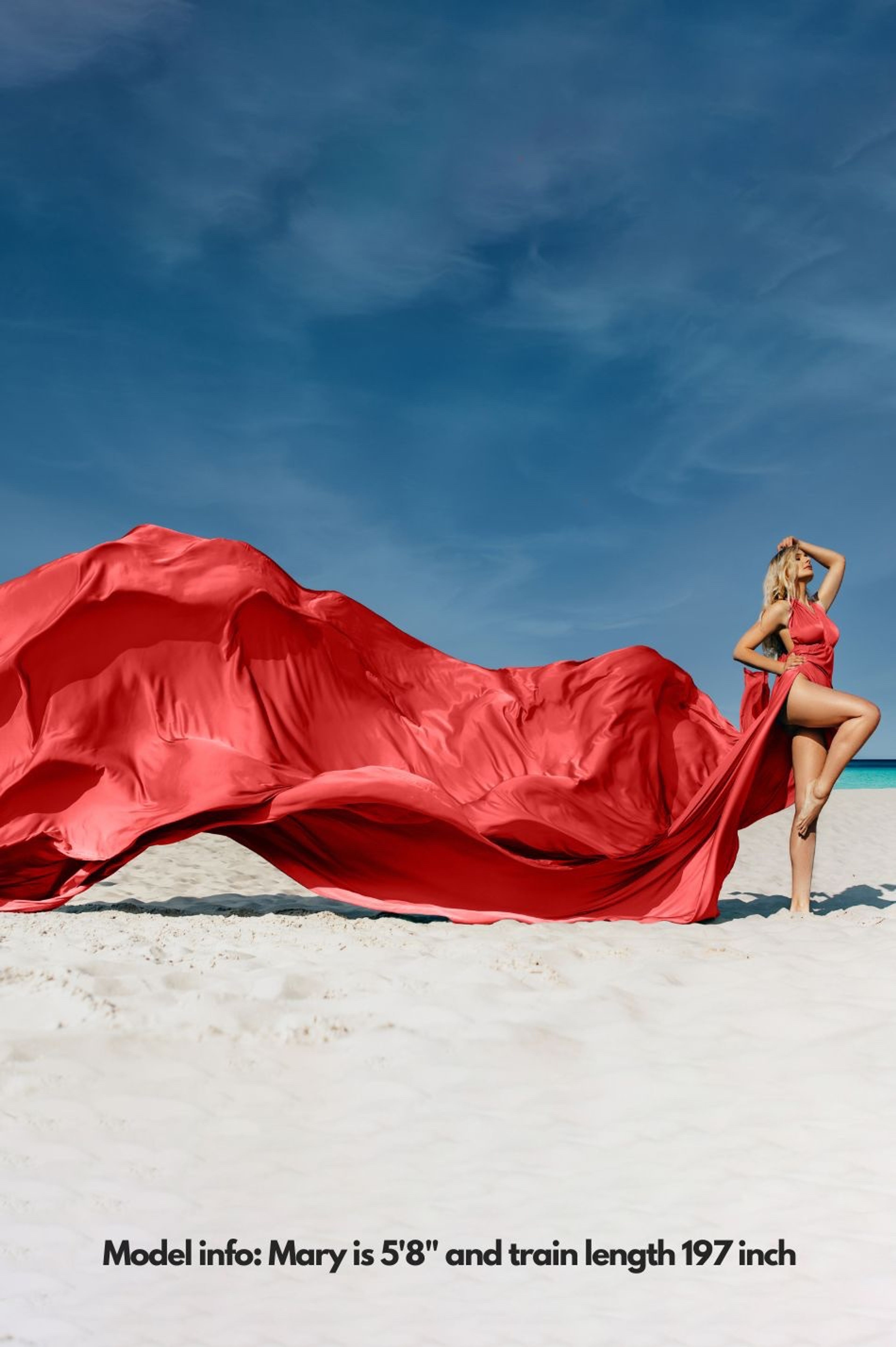 Coral Convertible Flying Dress