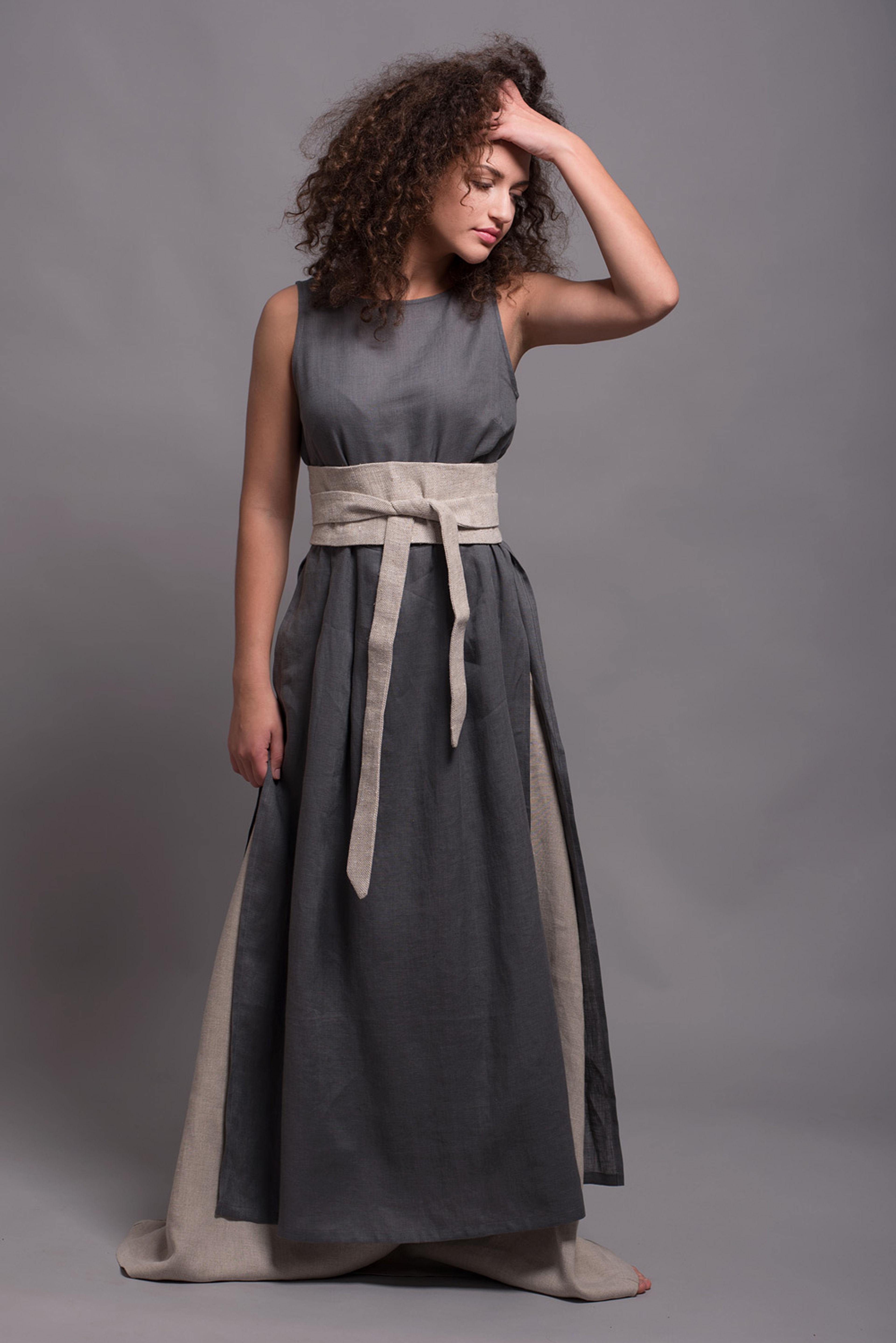 Obi Linen Wrap Belt