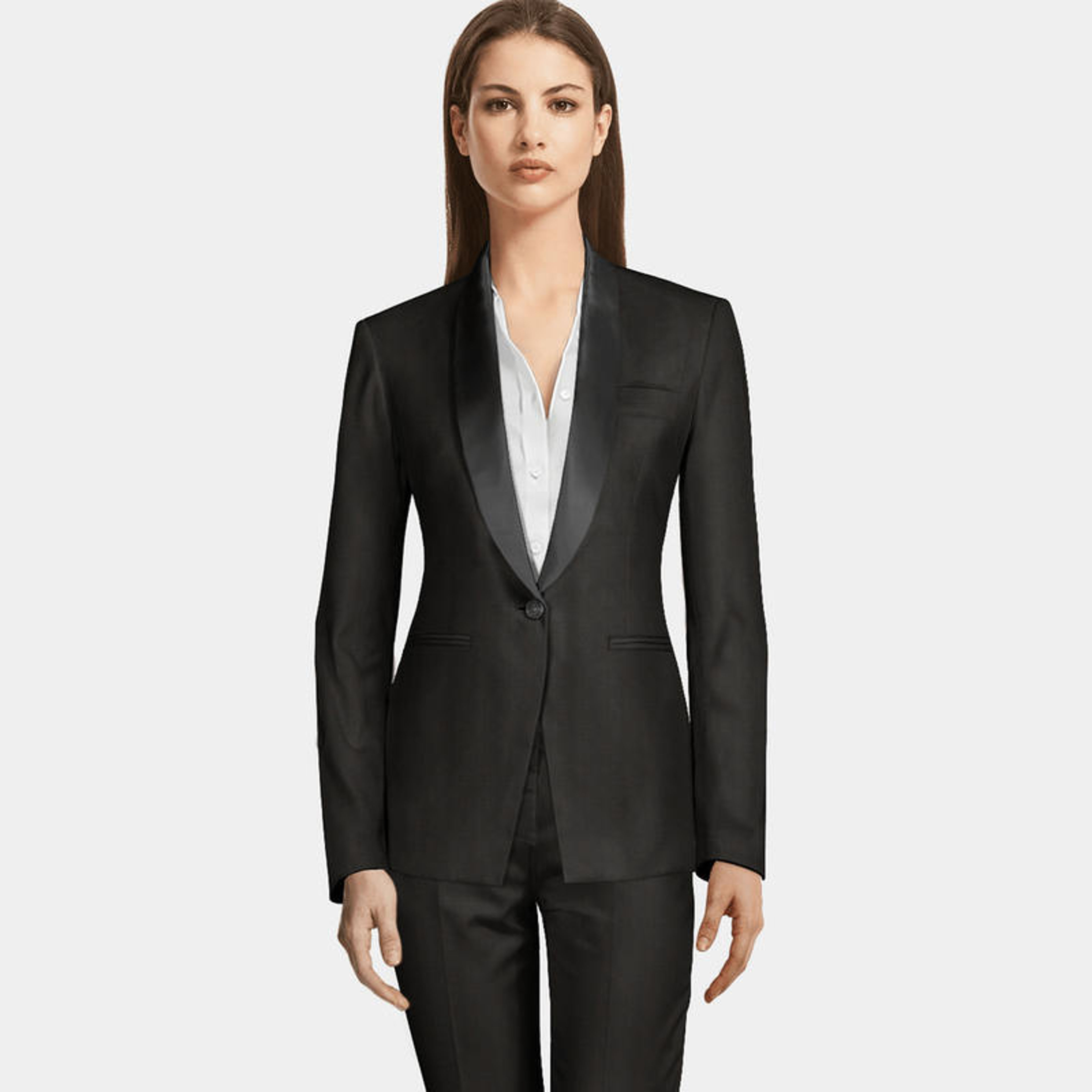 Black Polyester Tuxedo