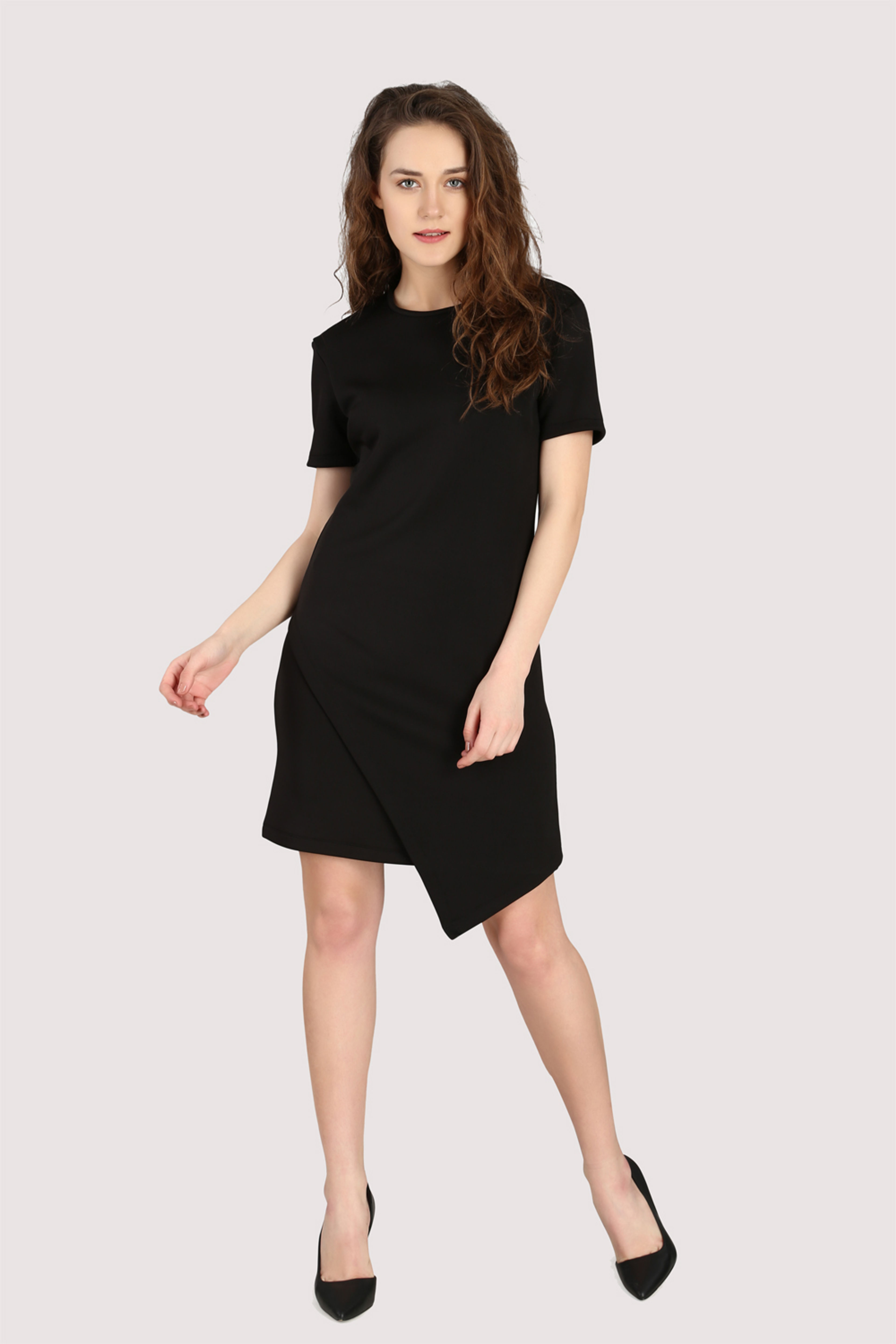 Black Asymmetric Dress