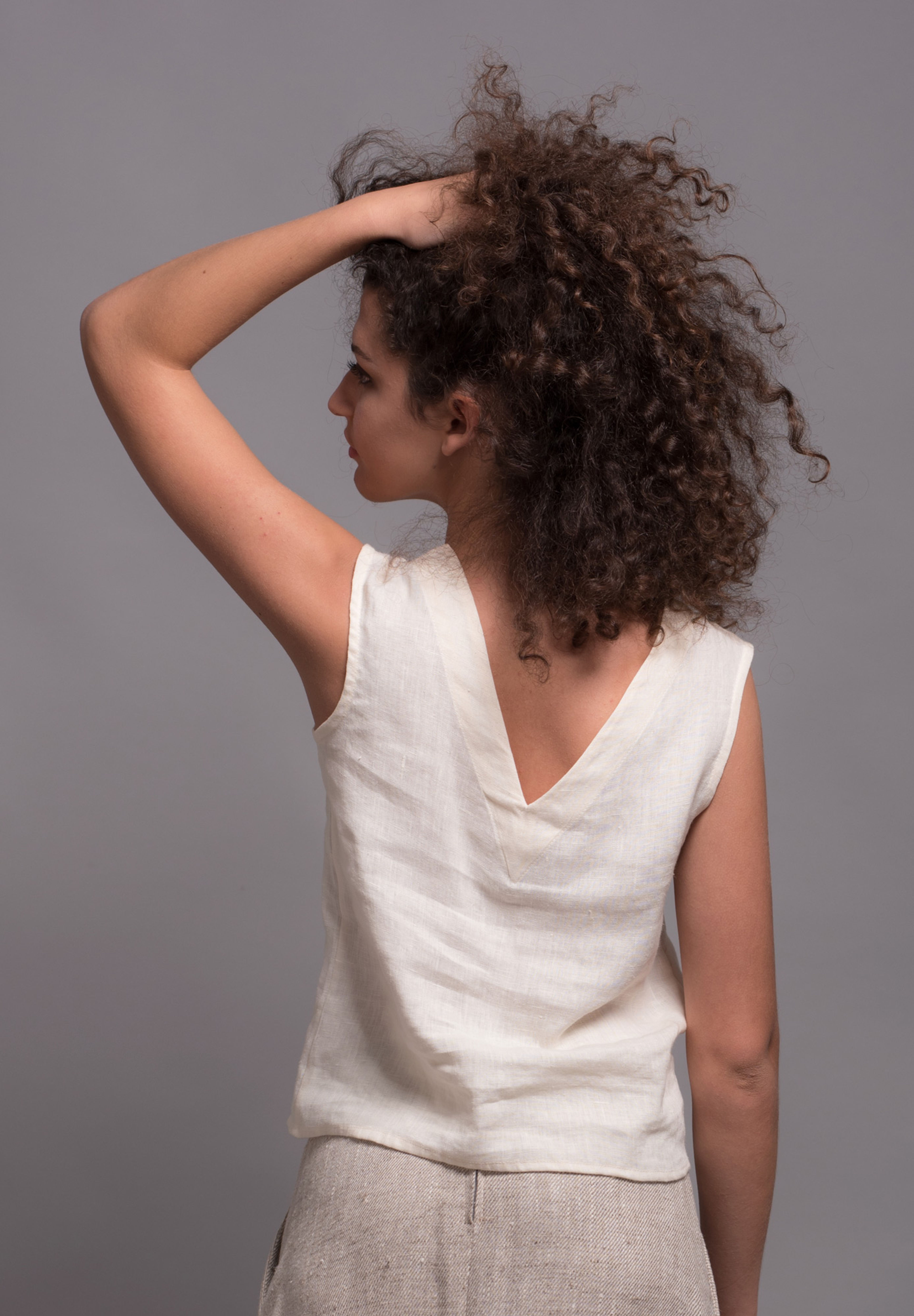 Mia Linen Tank Top