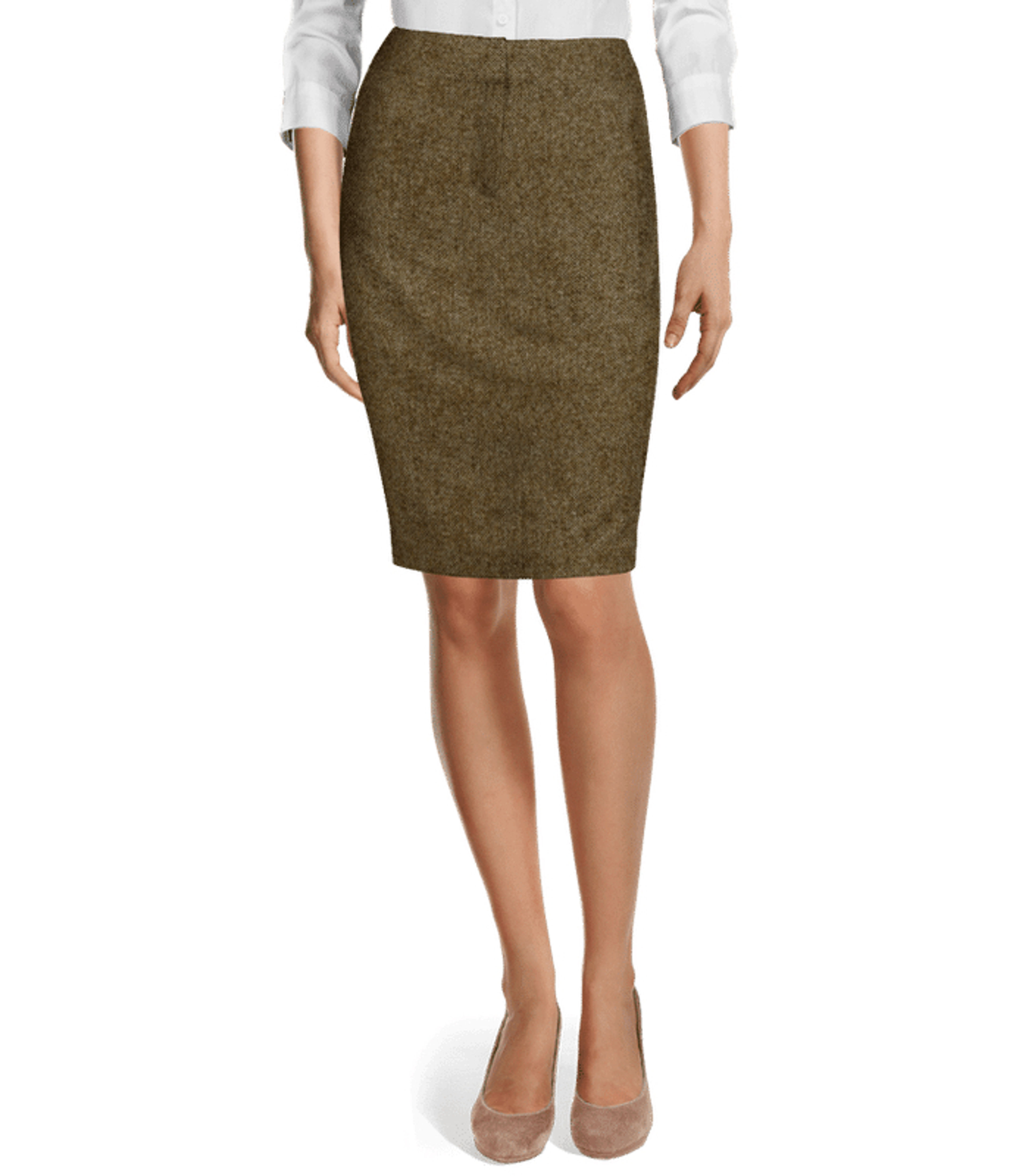 Tweed Pencil Skirt