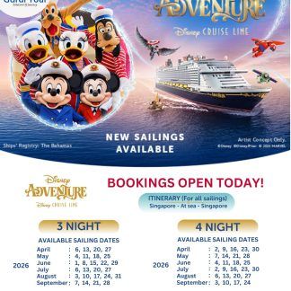 PAKET LIBURAN DISNEY CRUISE LINES 2025-2026