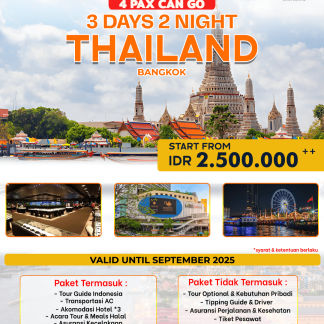 PAKET LIBURAN MURAH 3 HARI KE THAILAND