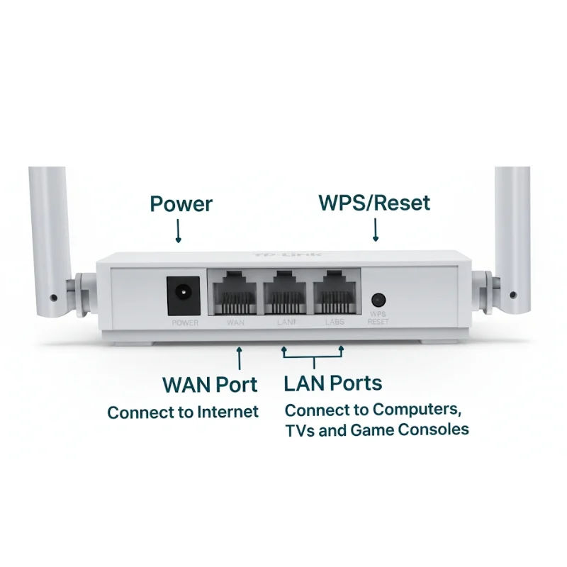 TP-Link TL-WR820N 300Mbps WiFi Router - Image 2
