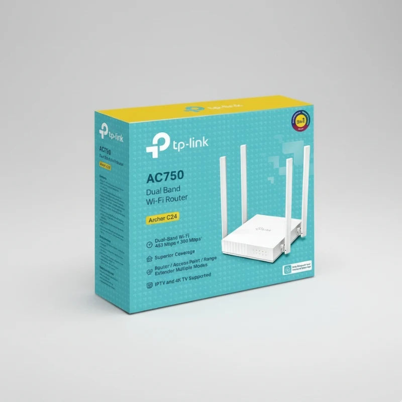 TP-Link Archer C24 AC750 Dual-Band WiFi Router - Image 4