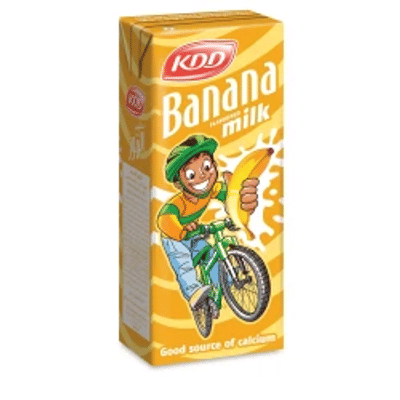 KDD BANANA FLAVOURED MILK LOW FAT 180 ML