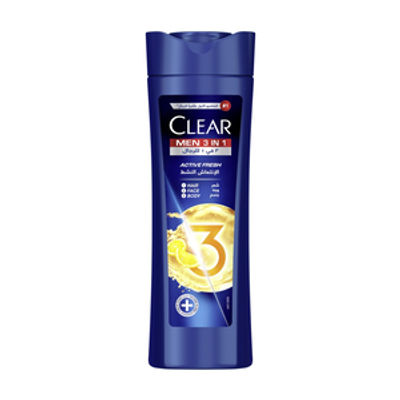 CLEAR SHAMPOO ACTIVE FRESH 400ML