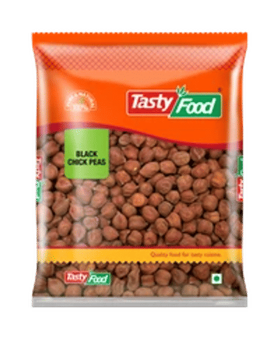 TASTY FOOD BLACK CHICK PEAS 450 GM
