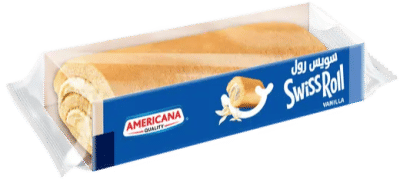 AMERICANA SWILL ROLL CAKE FILLED WITH VANILLA CREAM
