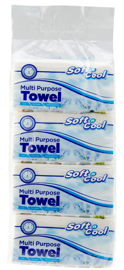 SOFT N COOL MULTI-PURPOSE TOWEL 500SHEETS