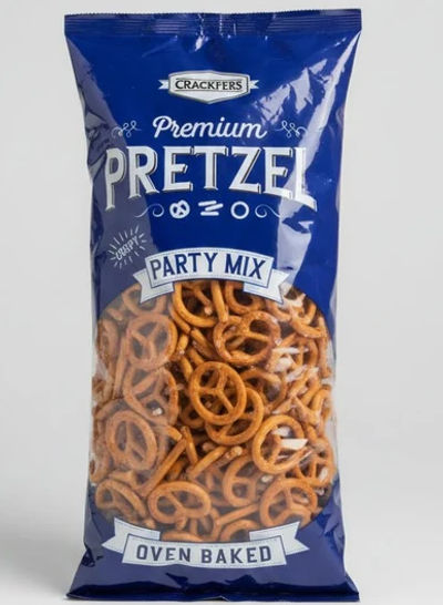 CRACKFERS PREMIUM PRETZEL PARTY MIX 300G
