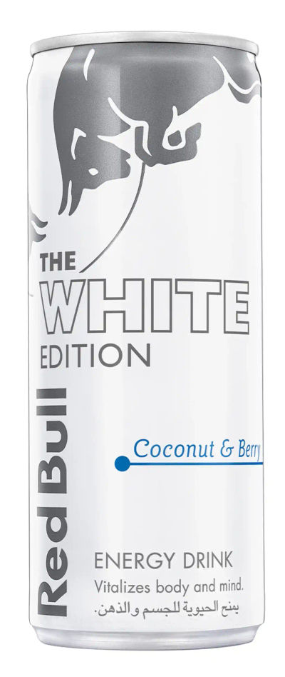 RED BULL THE WHITE EDITION ENERGY DRINK COCONUT & BERRY FLAVOR 250ML