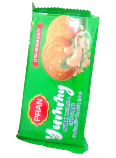 PRAN YUMMY CASHEW,PISTACHIO & OATS COOKIES 42G