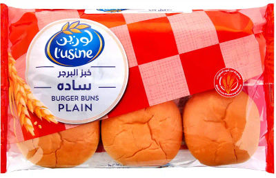 L'USINE PLAIN BURGER BUNS (6 PCS)400G